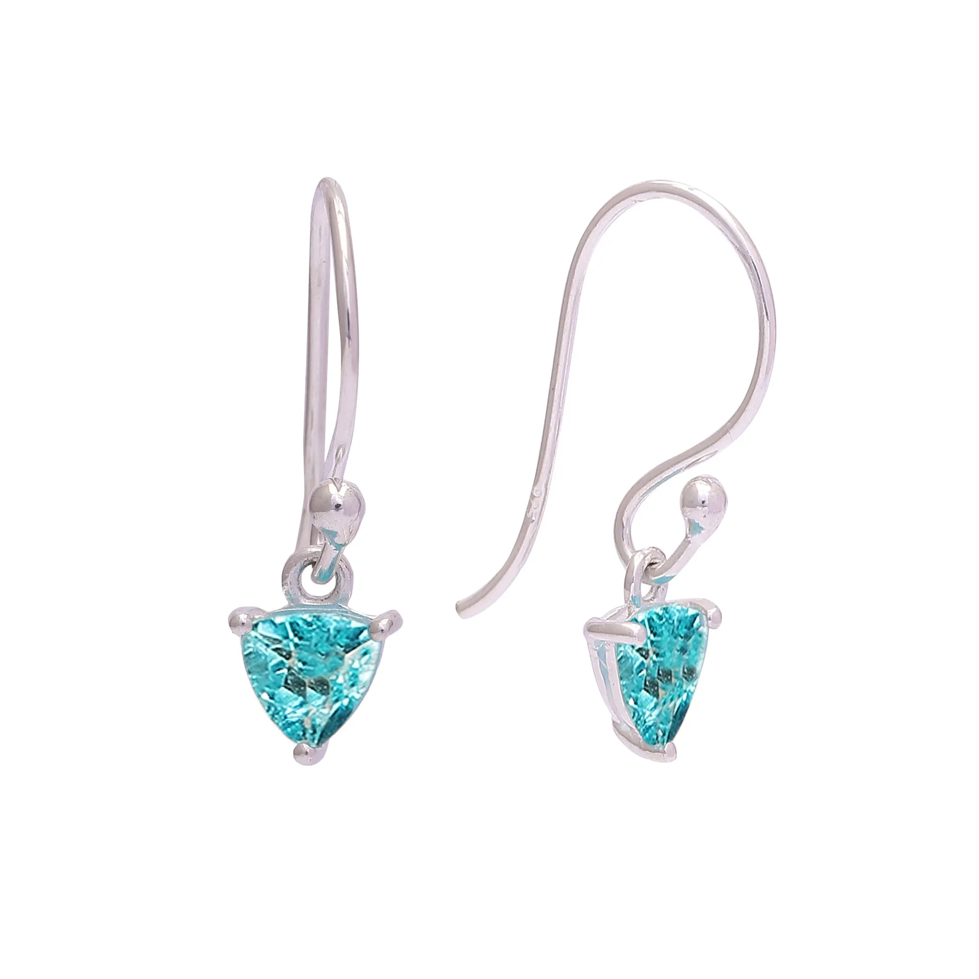 Naazuk earrings, neon apatite