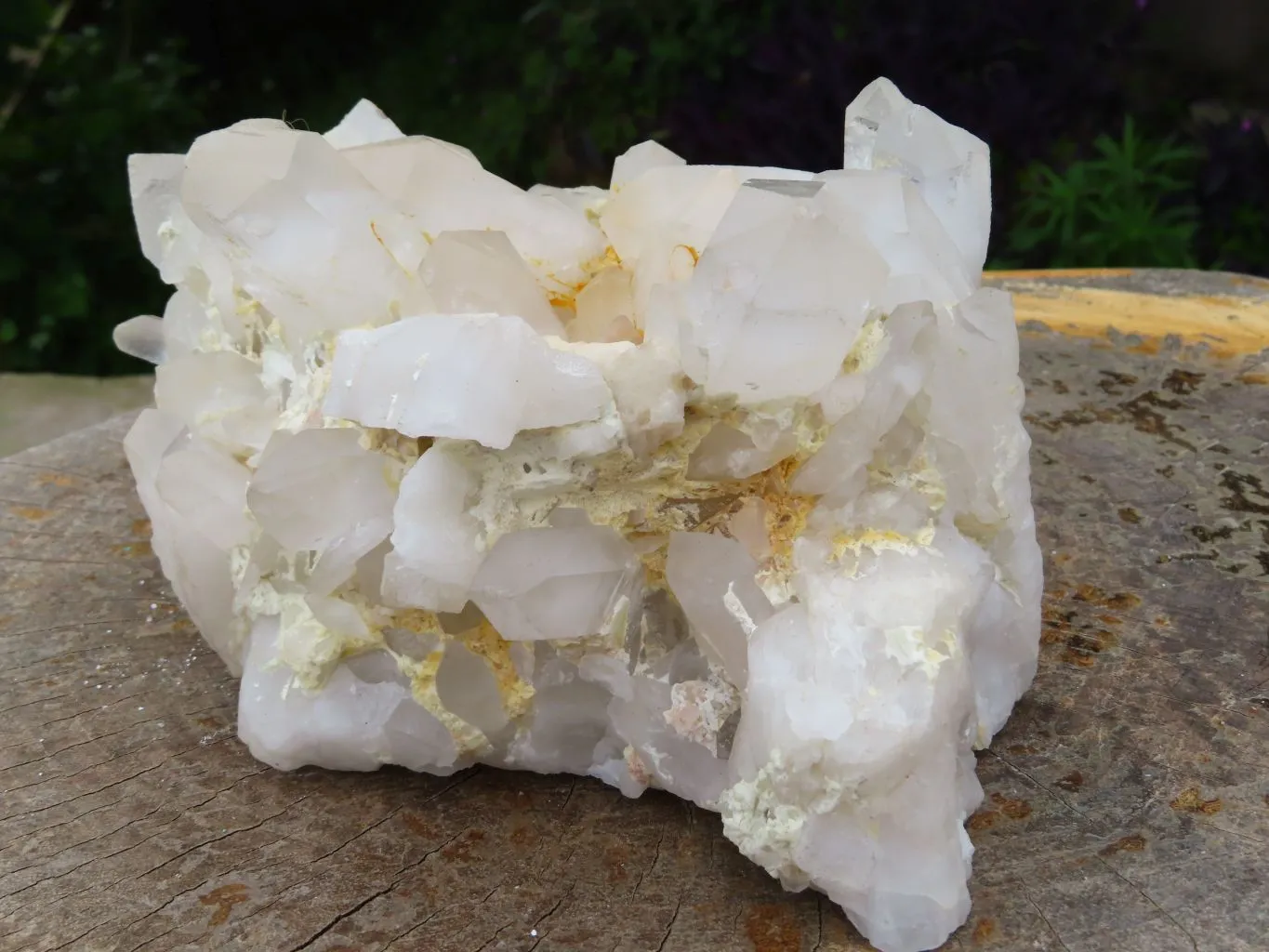 Natural Clear Madagascar Quartz Cluster x 1 From Madagascar