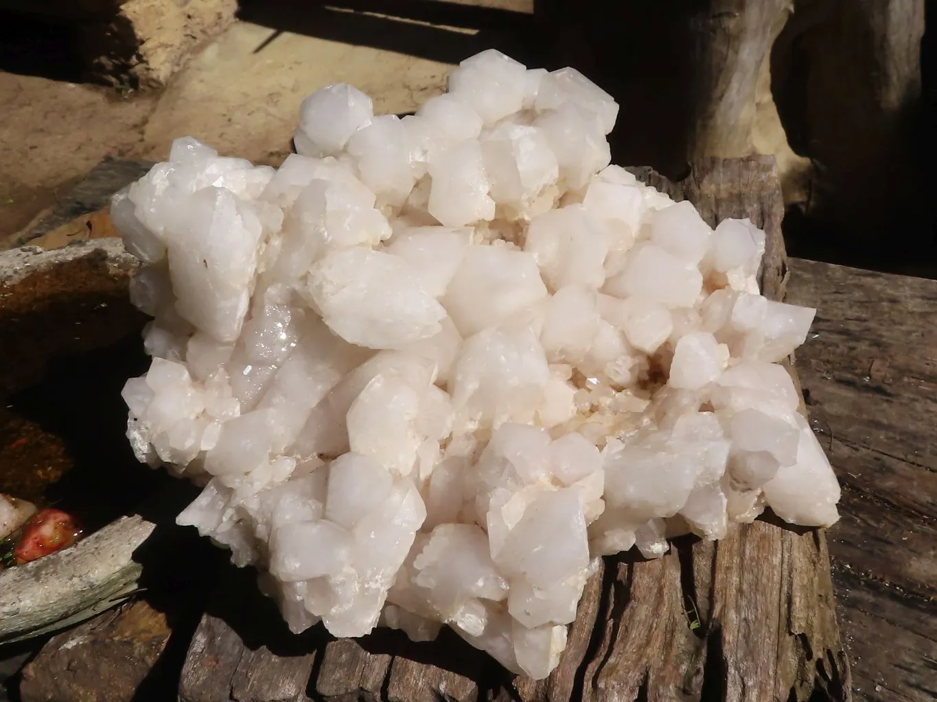 Natural Extra Large Candle Quartz Cluster  x 1 From Madagascar