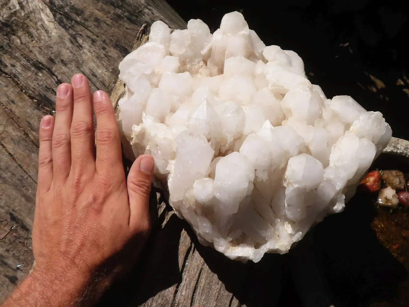 Natural Extra Large Candle Quartz Cluster  x 1 From Madagascar