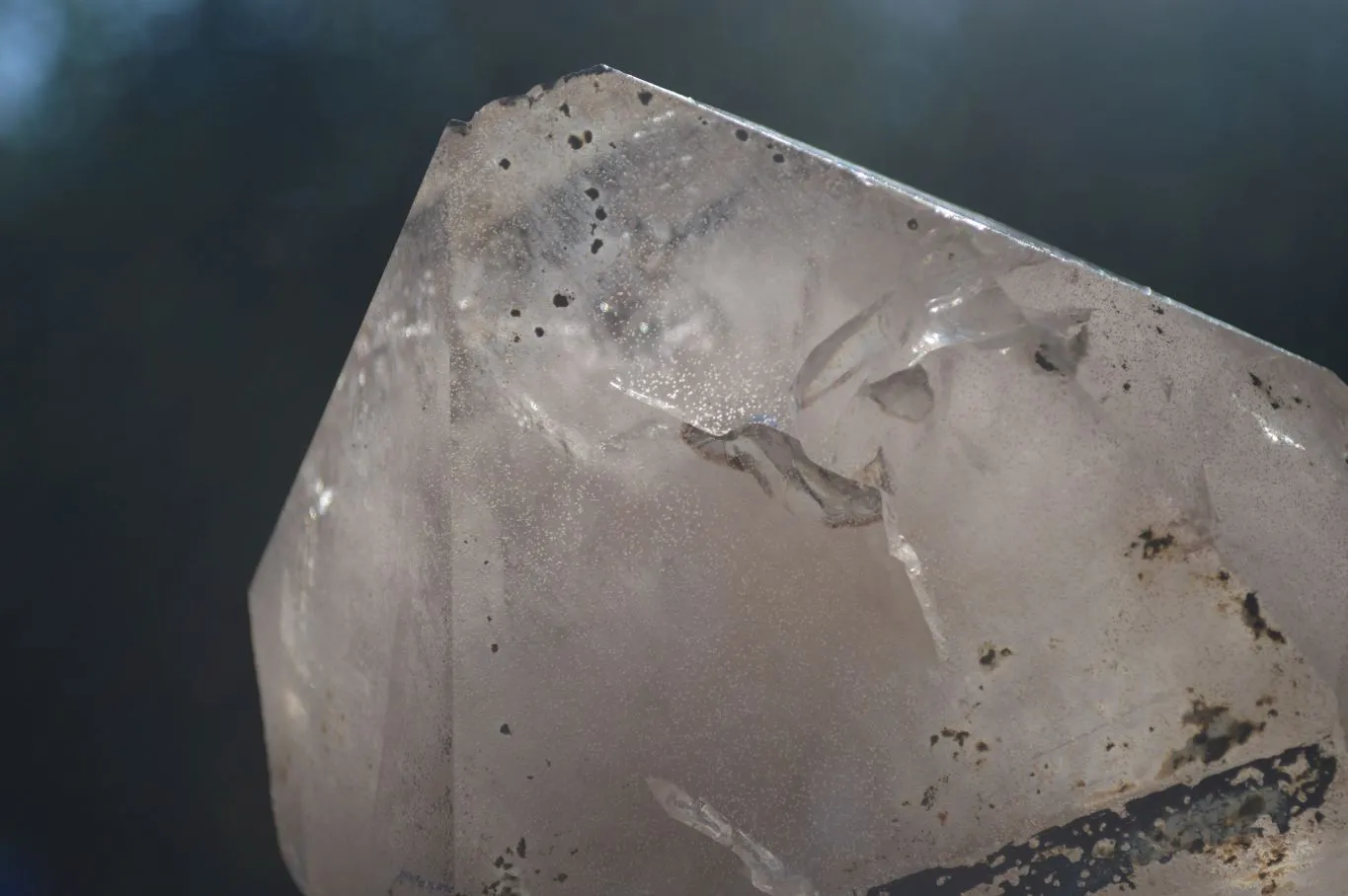 Natural Large Smokey Quartz Floater Crystal Formations x 2 From Mulanje, Malawi