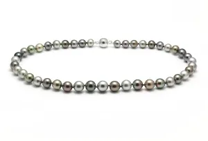 Natural Mixed Colour Pearl Necklace