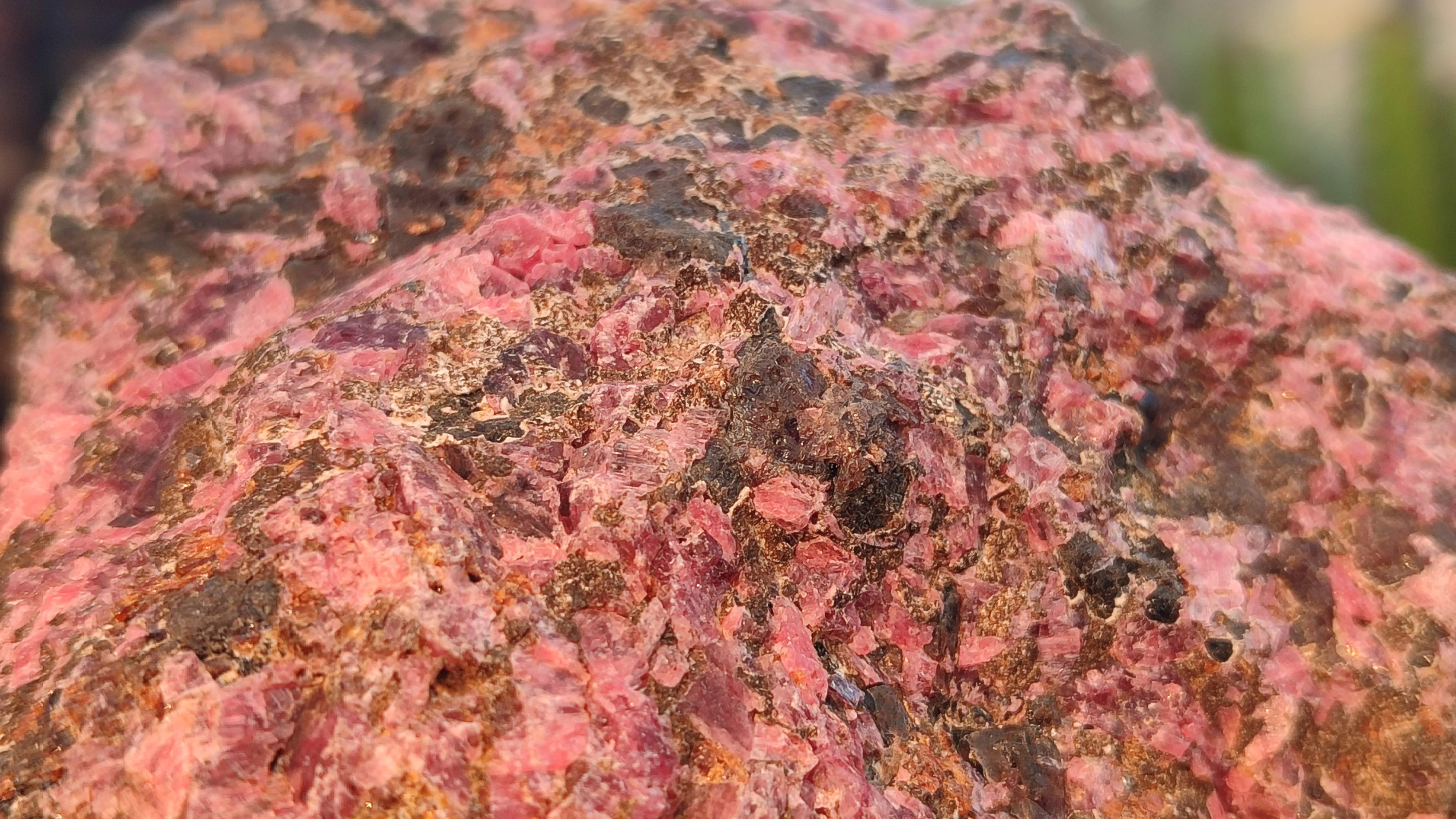 Natural Rough Rhodonite Specimen x 1 From Zimbabwe