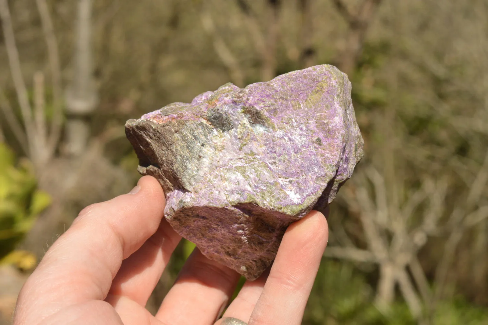 Natural Selected Stichtite & Green Serpentine Cobbed Specimens x 12 From Barberton, South Africa