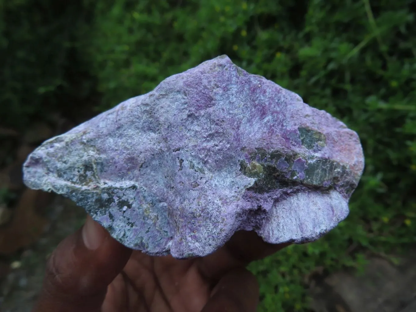 Natural Silky Purple Stichtite Rough Selected Pieces x 12 From Barberton, South Africa