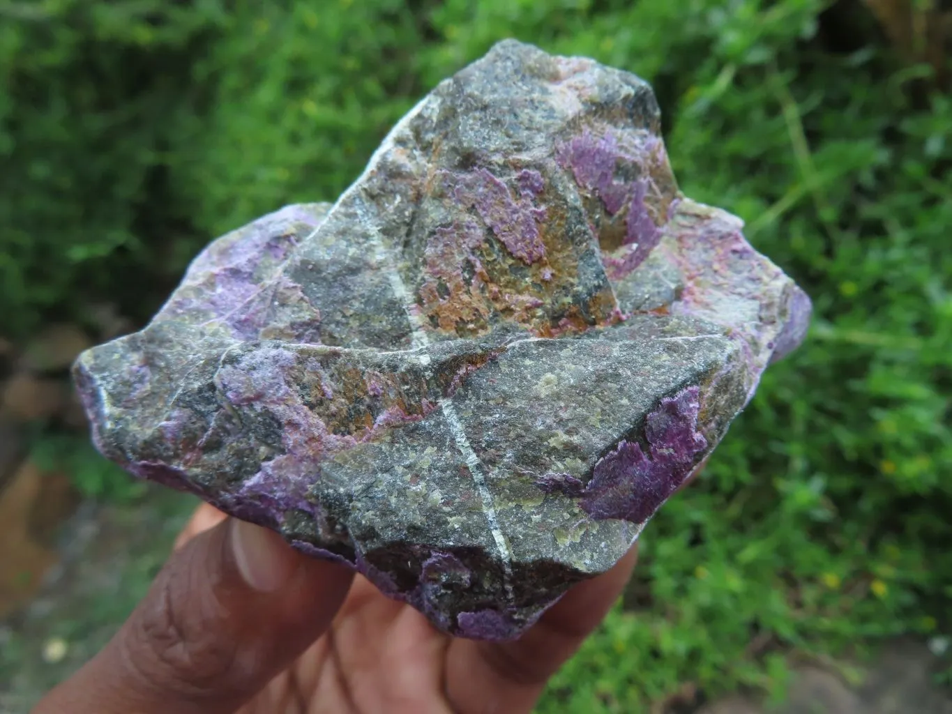 Natural Silky Purple Stichtite Rough Selected Pieces x 12 From Barberton, South Africa