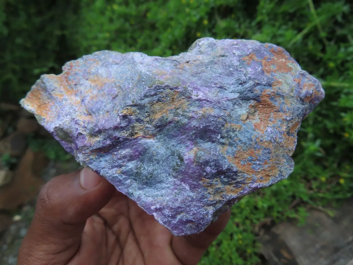 Natural Silky Purple Stichtite Rough Selected Pieces x 12 From Barberton, South Africa