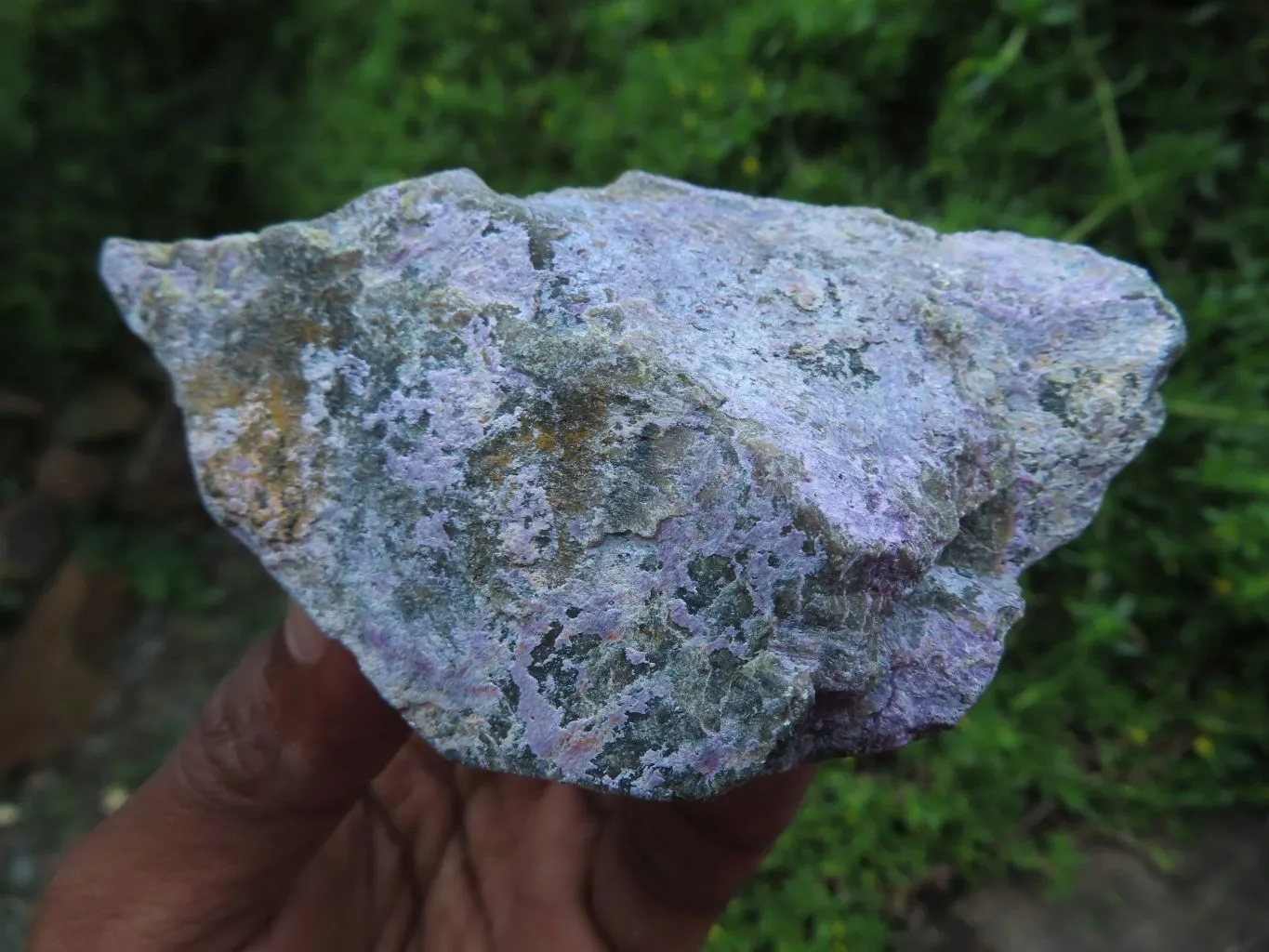 Natural Silky Purple Stichtite Rough Selected Pieces x 12 From Barberton, South Africa