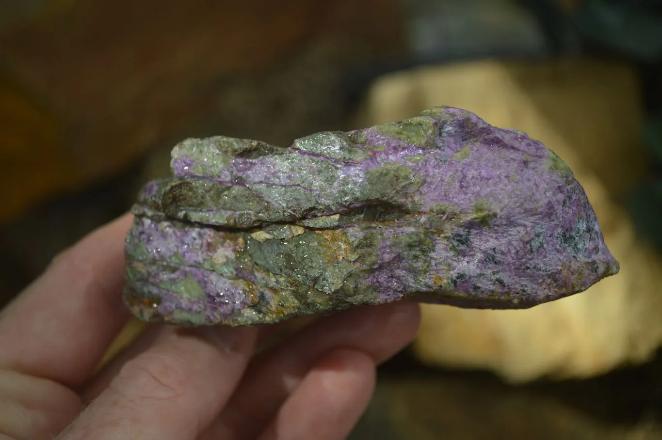 Natural Stichtite & Serpentine Cobbed Specimens x 12 From Barberton, South Africa