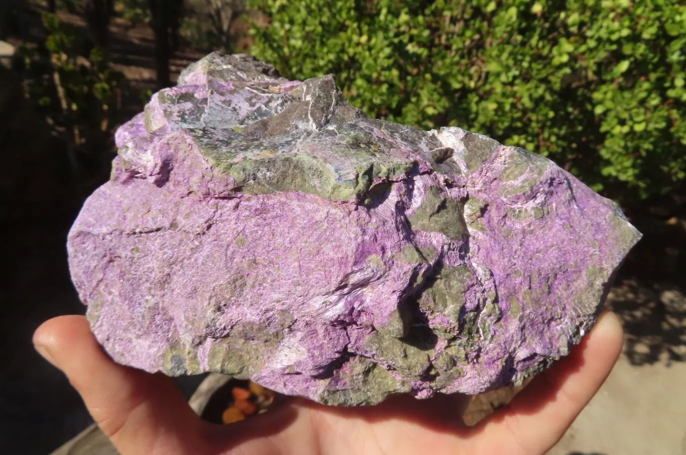 Natural Stichtite & Serpentine Specimens x 2 From Barberton, South Africa