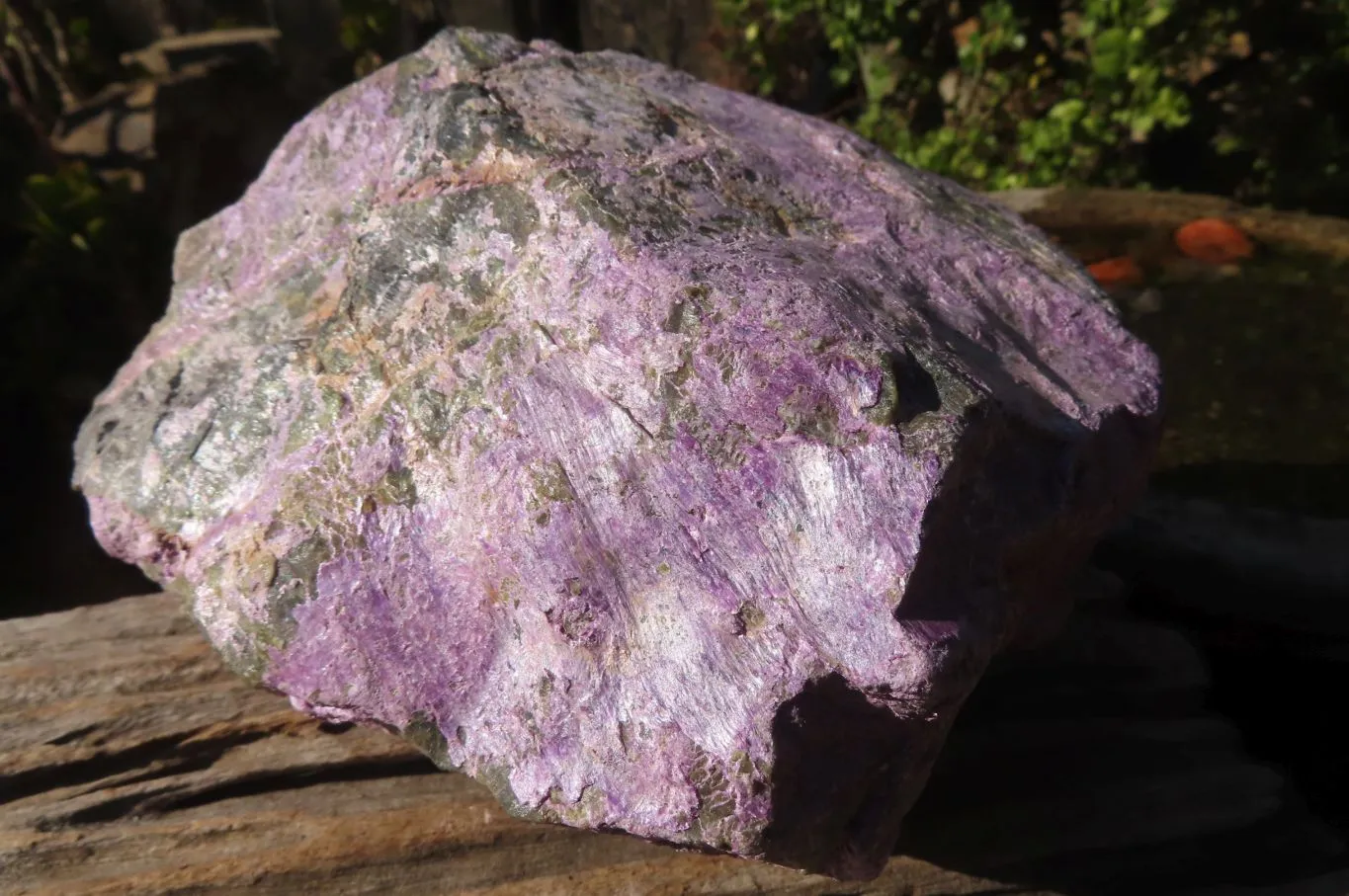 Natural Stichtite & Serpentine Specimens x 2 From Barberton, South Africa