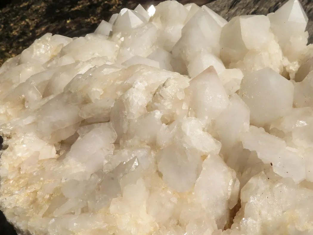 Natural Stunning Large White Quartz Cluster  x 1 From Mandrosonoro, Madagascar