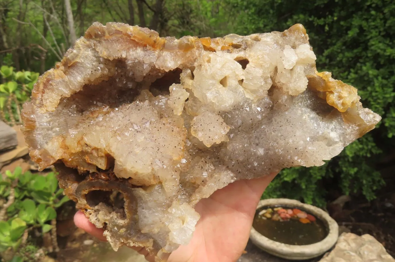 Natural Zululand Agate Geode Specimen x 1 from Jozini, South Africa