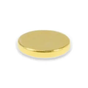 Neodymium Disc - 20mm x 3mm | Gold Coating