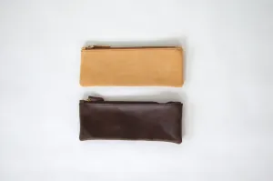 Nubuck Leather Pencil Pouch