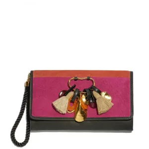 Opera Clutch in Pop Suede