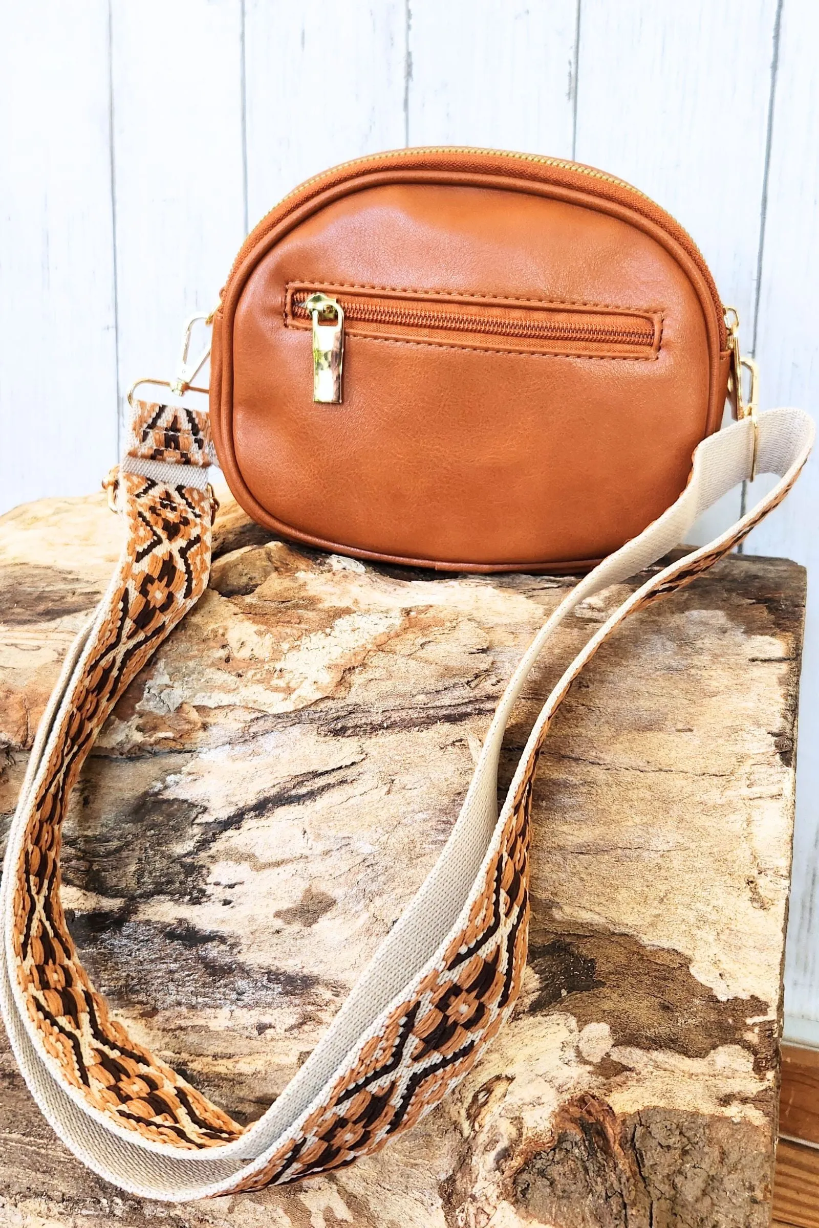 Ophelia Oval Crossbody Guitar Strap Bag