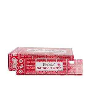 Original Goloka Natures Rose Incense Box of 12 Packs