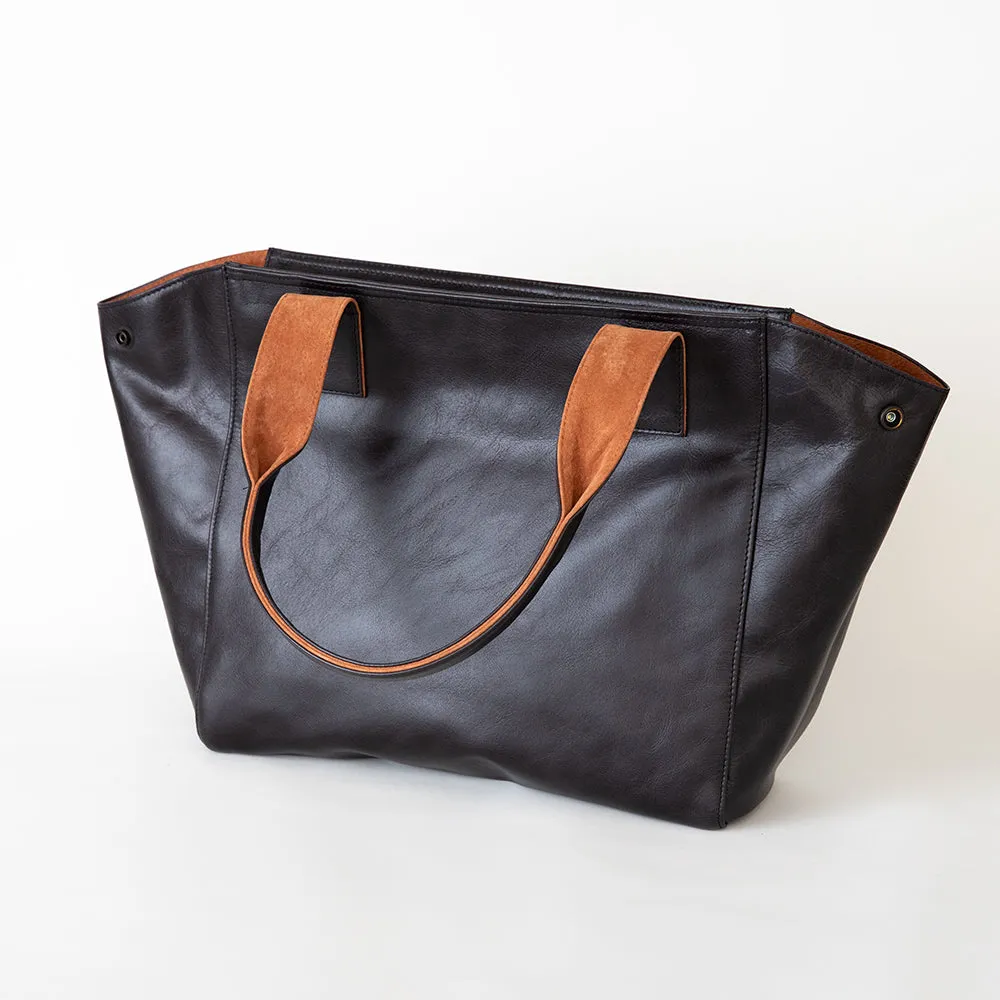 Oversized Tote-Vintage Charcoal