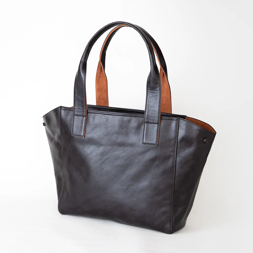 Oversized Tote-Vintage Charcoal