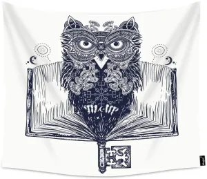 Owl of Knowledge Tapestry