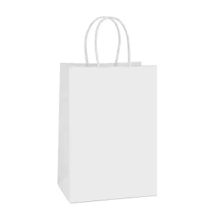 Paper Bag White Single X12 - Gift Wrapping Party Supplies Carry Bag Boutique Bulk