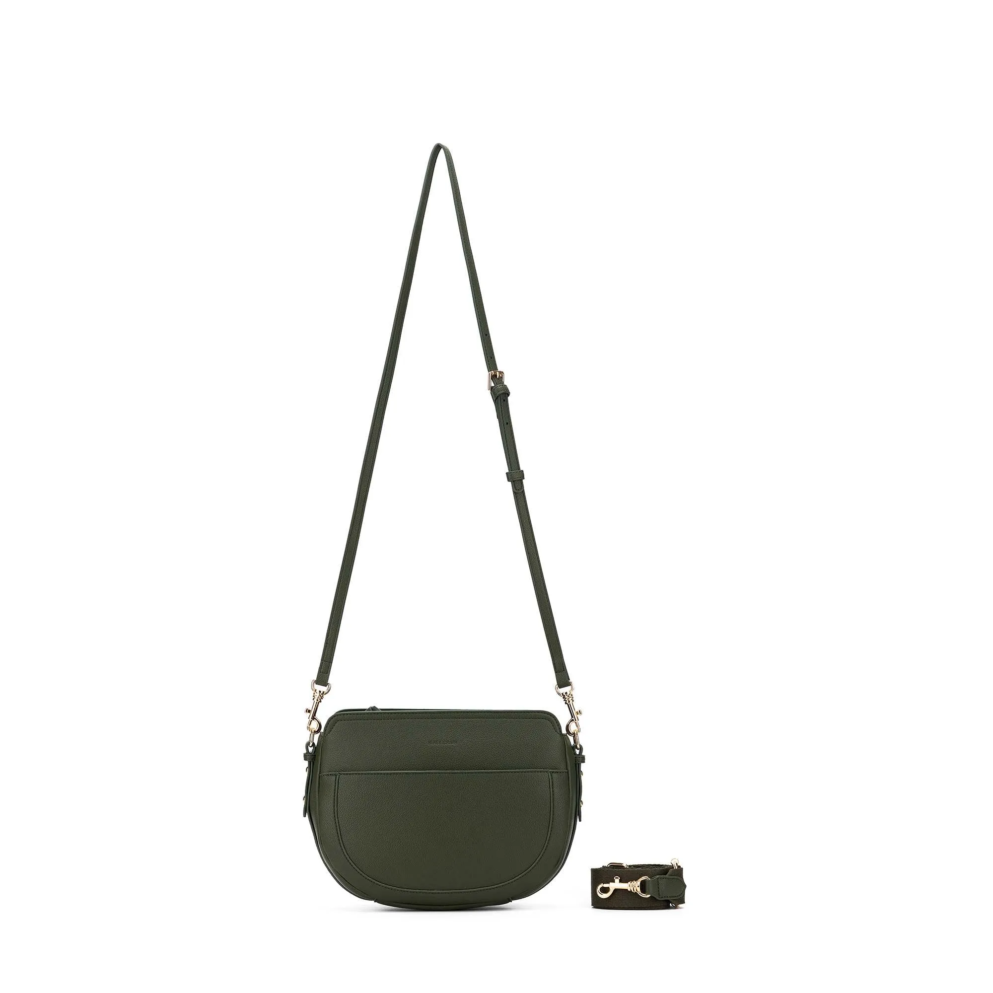 Paris Dark Olive Crossbody Bag