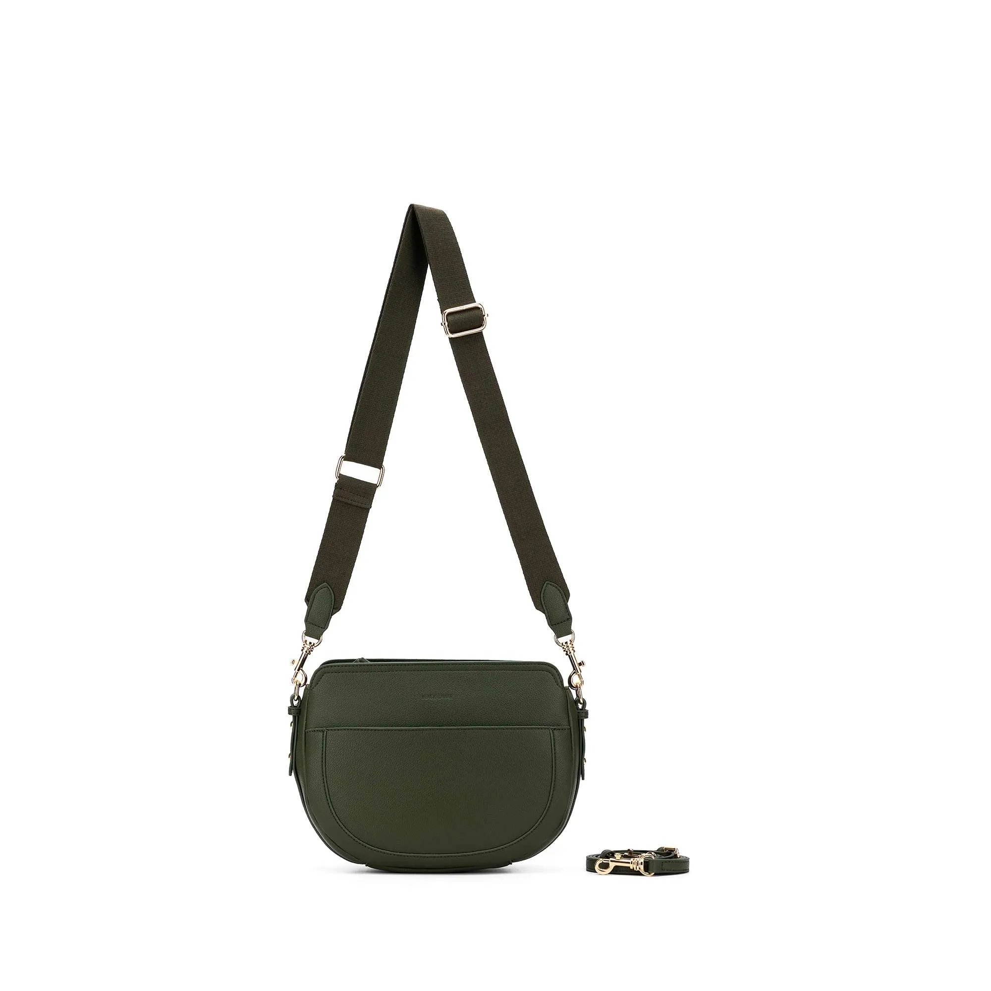 Paris Dark Olive Crossbody Bag