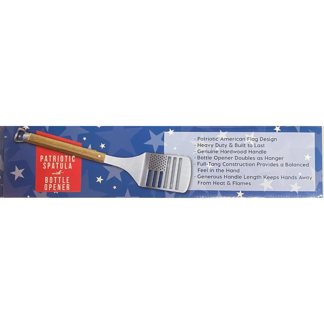 Patriotic Spatula with Bottle Opener