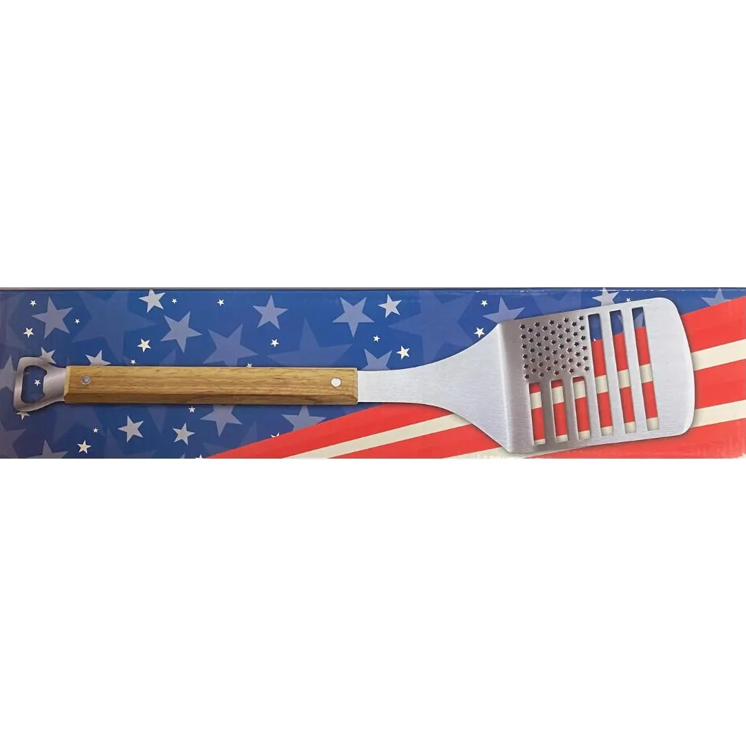 Patriotic Spatula with Bottle Opener