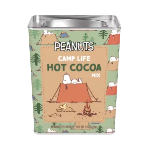 Peanuts® Snoopy Camp Life Chocolate Cocoa (8oz Rectangle Tin)