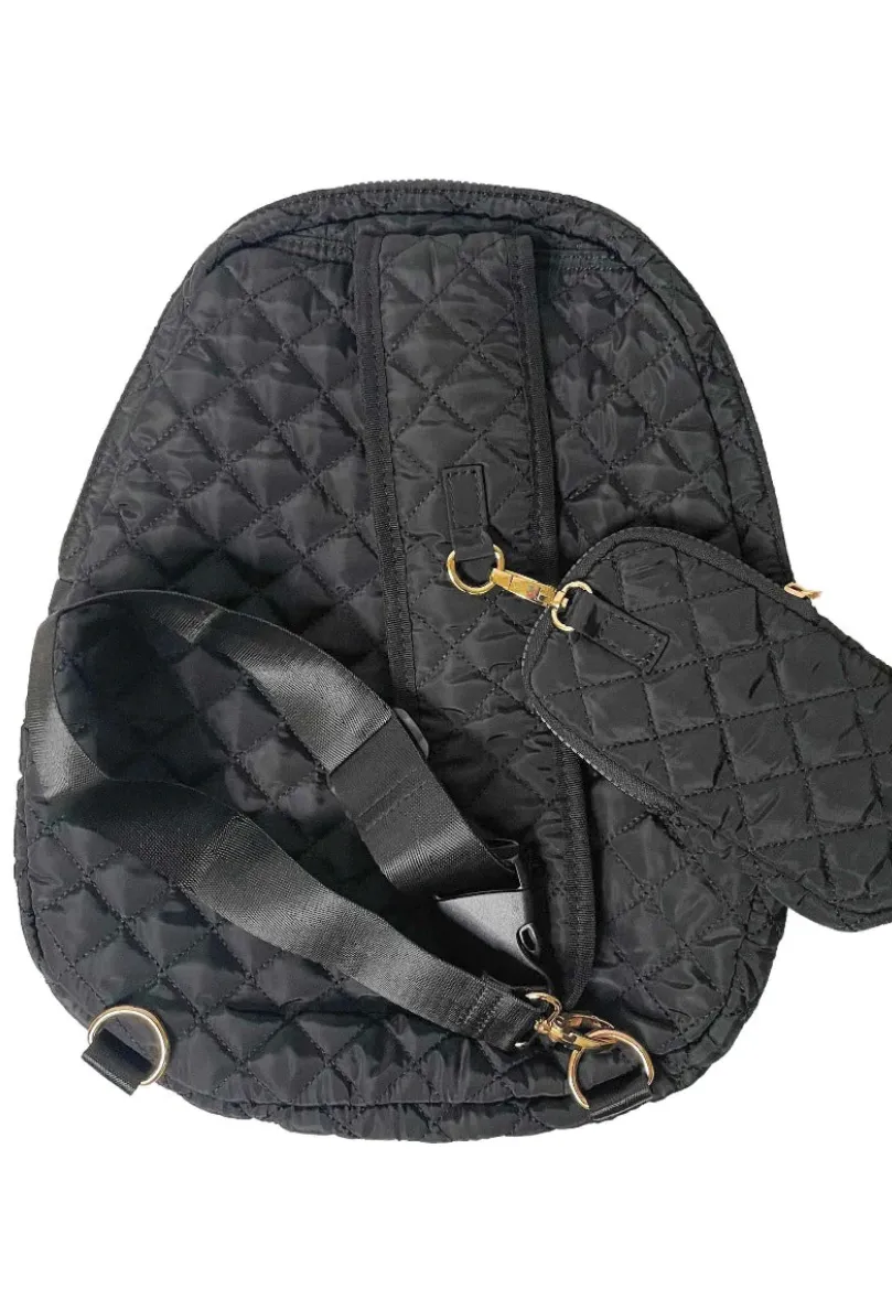 Pickleball Quilted Sling Bag