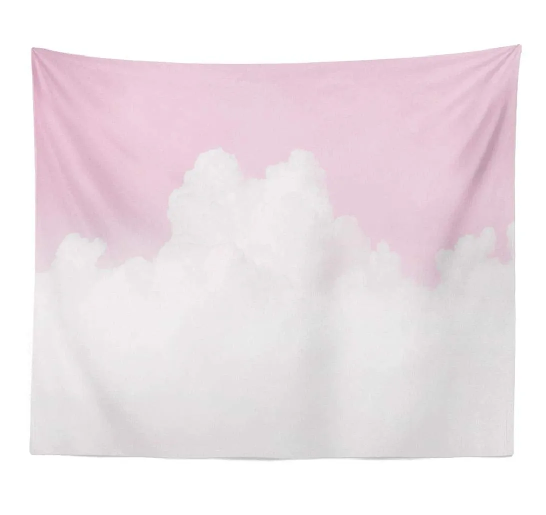 Pink Cumulus Tapestry