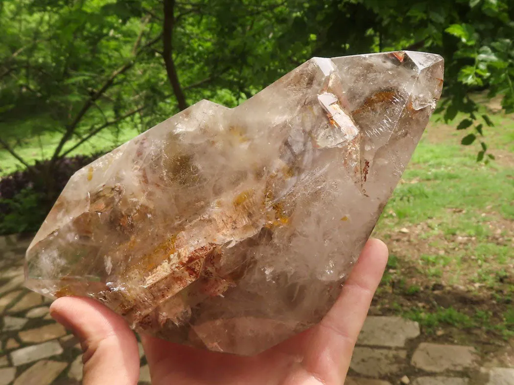 Polished Double Terminated Smokey Quartz Crystal x 1 From Akansobe, Madagascar