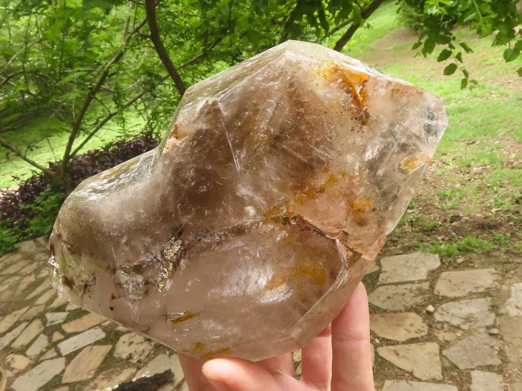 Polished Double Terminated Smokey Quartz Crystal x 1 From Akansobe, Madagascar