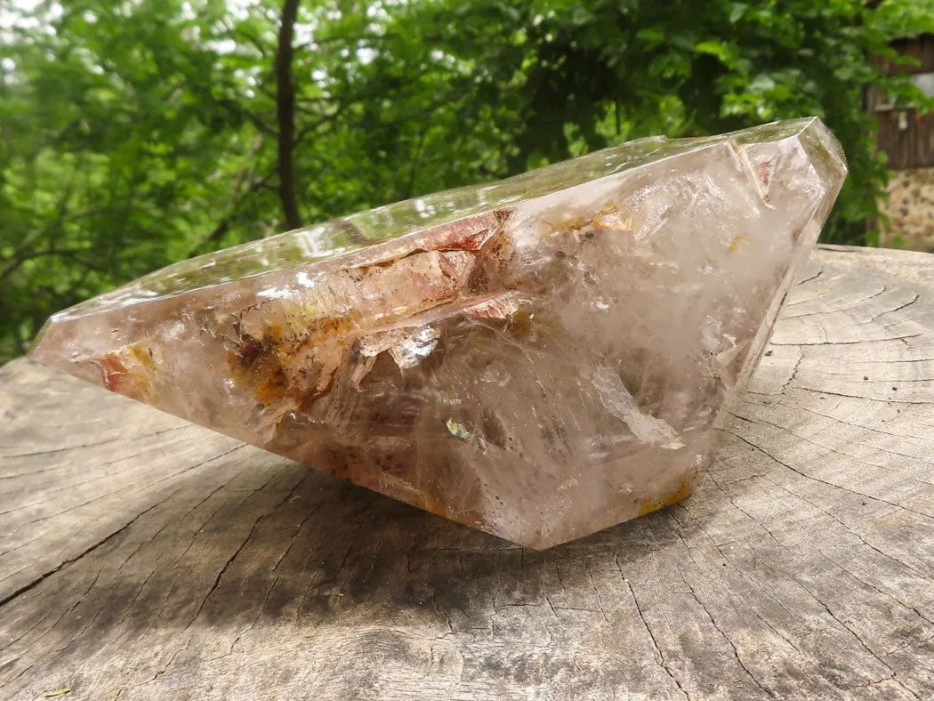 Polished Double Terminated Smokey Quartz Crystal x 1 From Akansobe, Madagascar