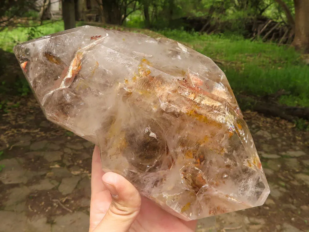 Polished Double Terminated Smokey Quartz Crystal x 1 From Akansobe, Madagascar