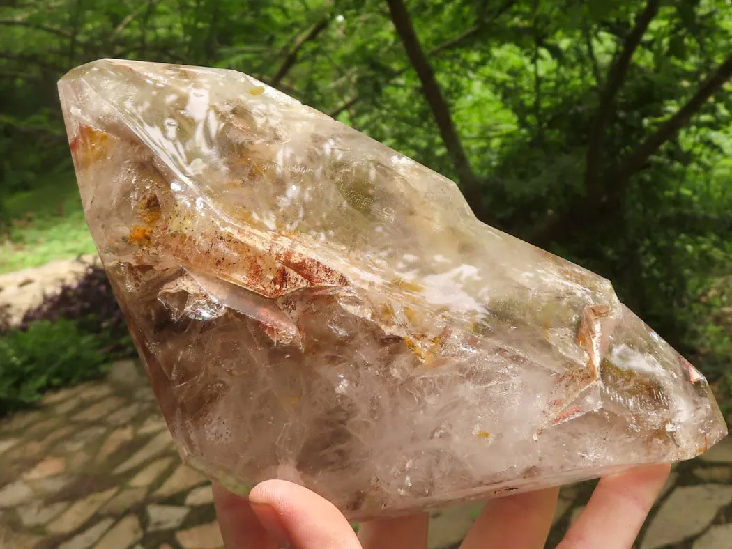 Polished Double Terminated Smokey Quartz Crystal x 1 From Akansobe, Madagascar