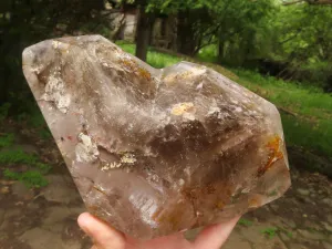 Polished Double Terminated Smokey Quartz Crystal x 1 From Akansobe, Madagascar