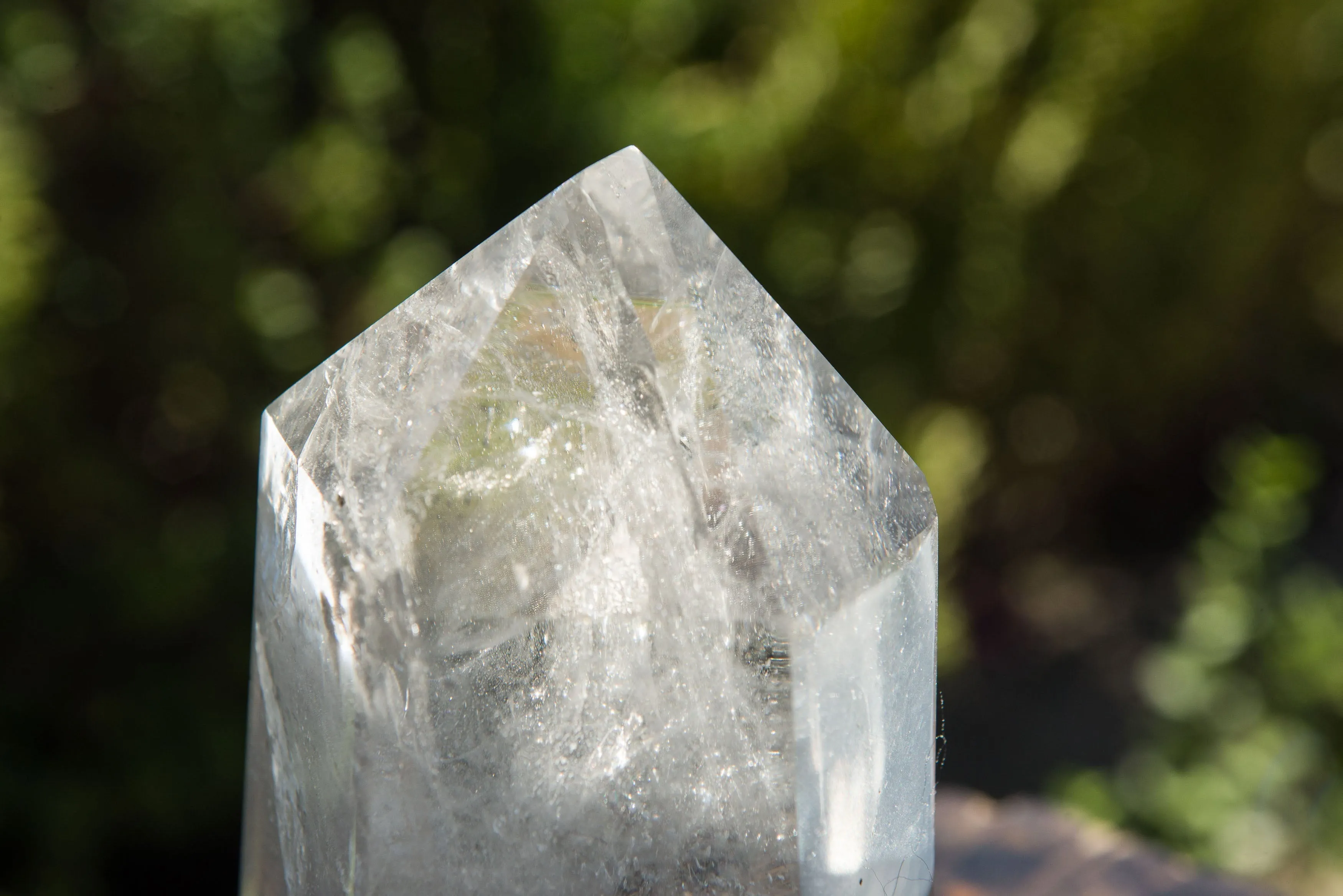 Polished Large Optic to Near Optic Quartz Point x 1 From Madagascar