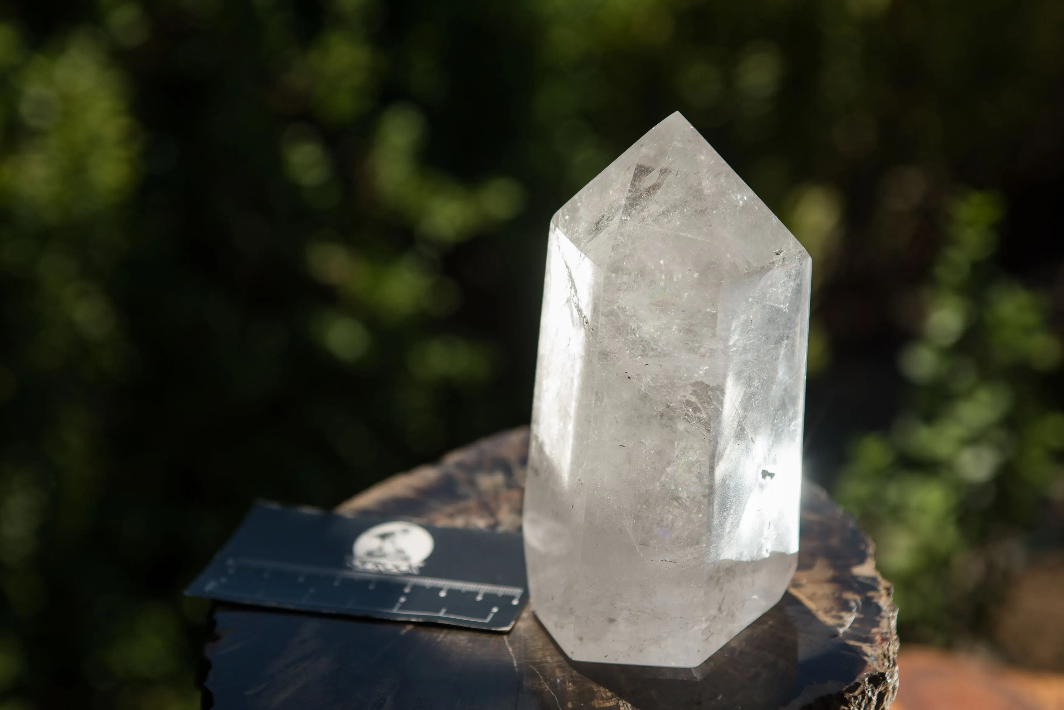 Polished Large Optic to Near Optic Quartz Point x 1 From Madagascar