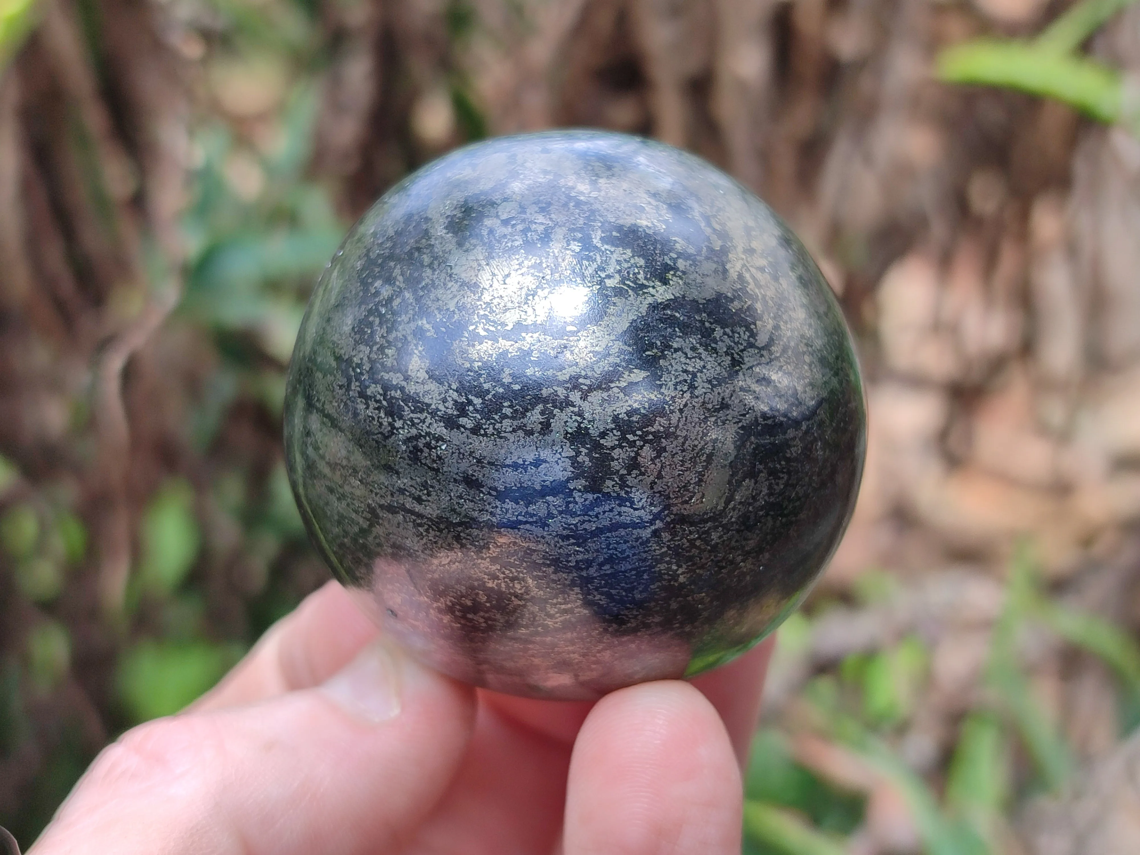 Polished Pharaoh Stone Spheres x 6 From Zimbabwe