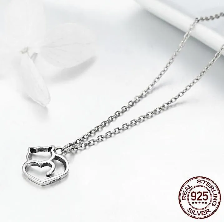 Precious Kitty 925 Silver Necklace