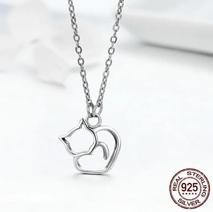 Precious Kitty 925 Silver Necklace