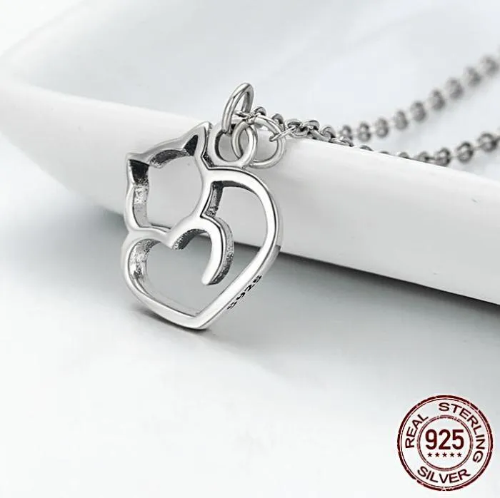 Precious Kitty 925 Silver Necklace