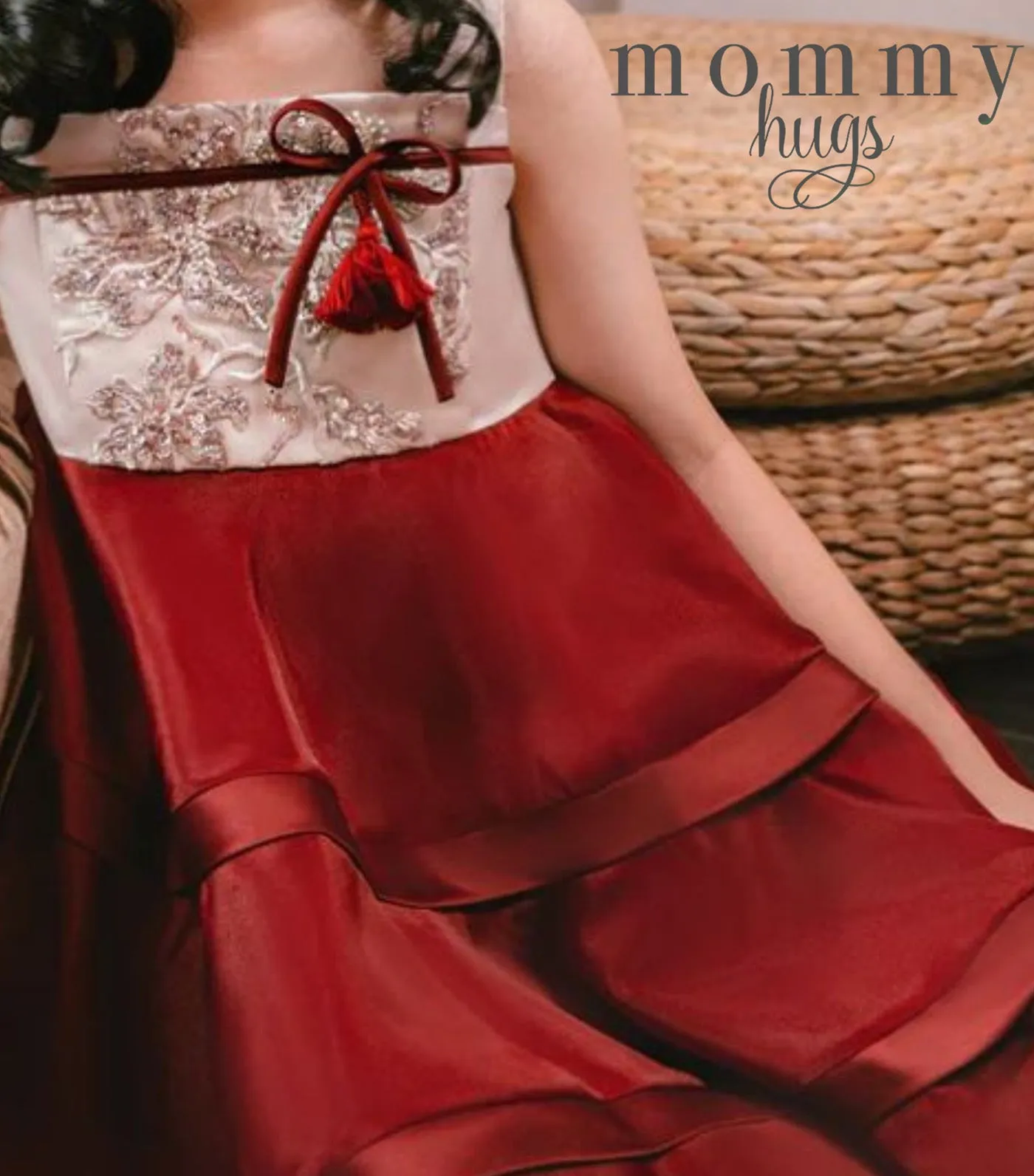 Precious Poppy Dress Red