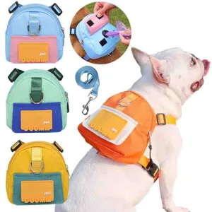 Premium Adjustable Harness Backpack: Perfect for Your Frenchie's Outings