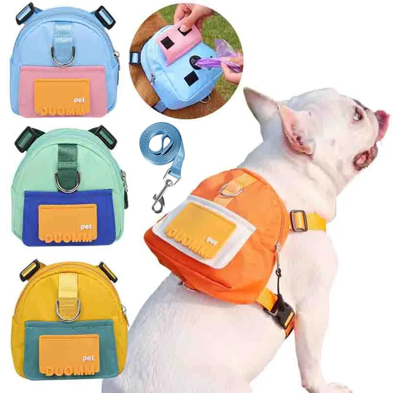 Premium Adjustable Harness Backpack: Perfect for Your Frenchie's Outings