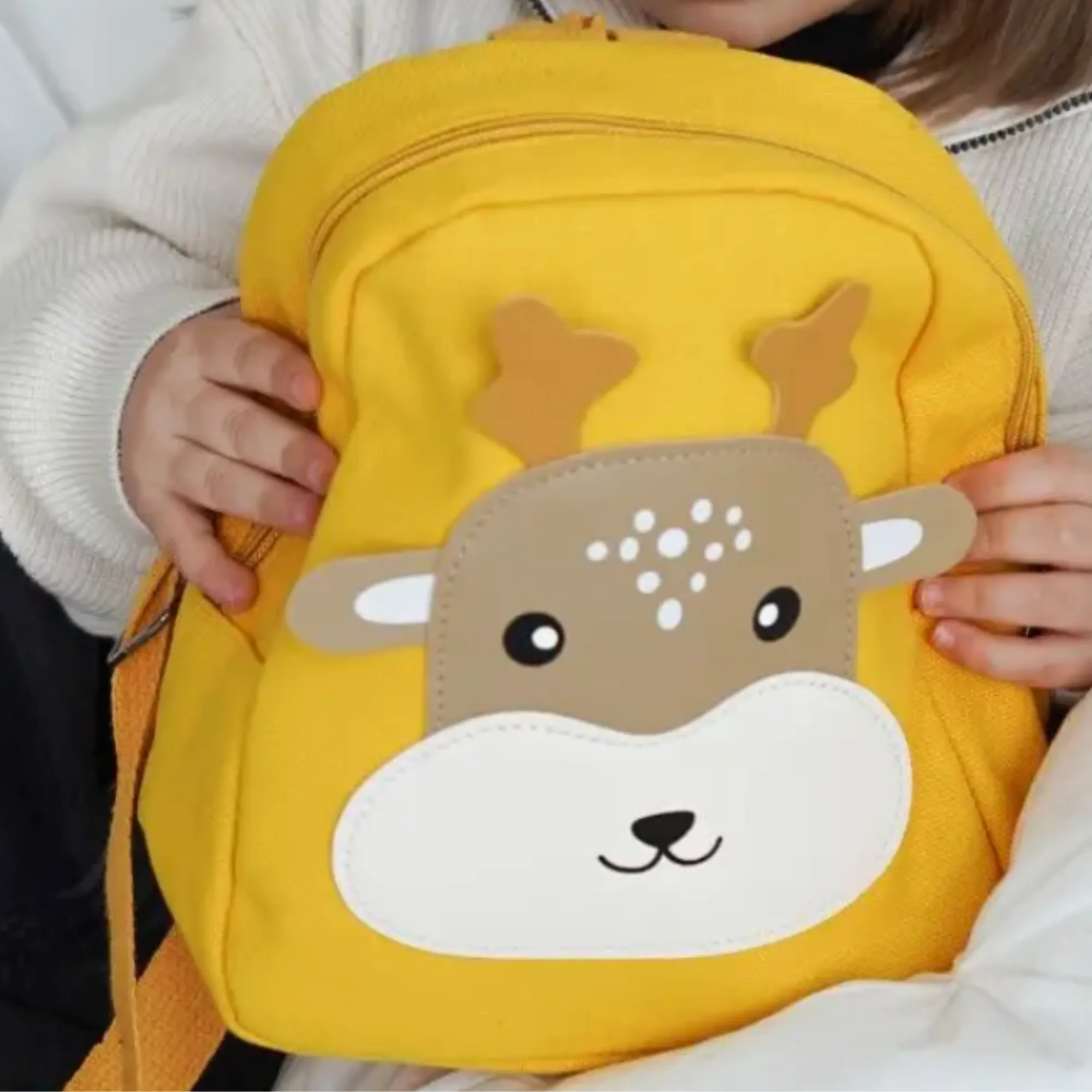 Preschool Children's Deer Backpack - Yellow