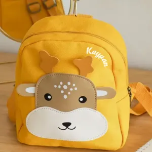 Preschool Children's Deer Backpack - Yellow